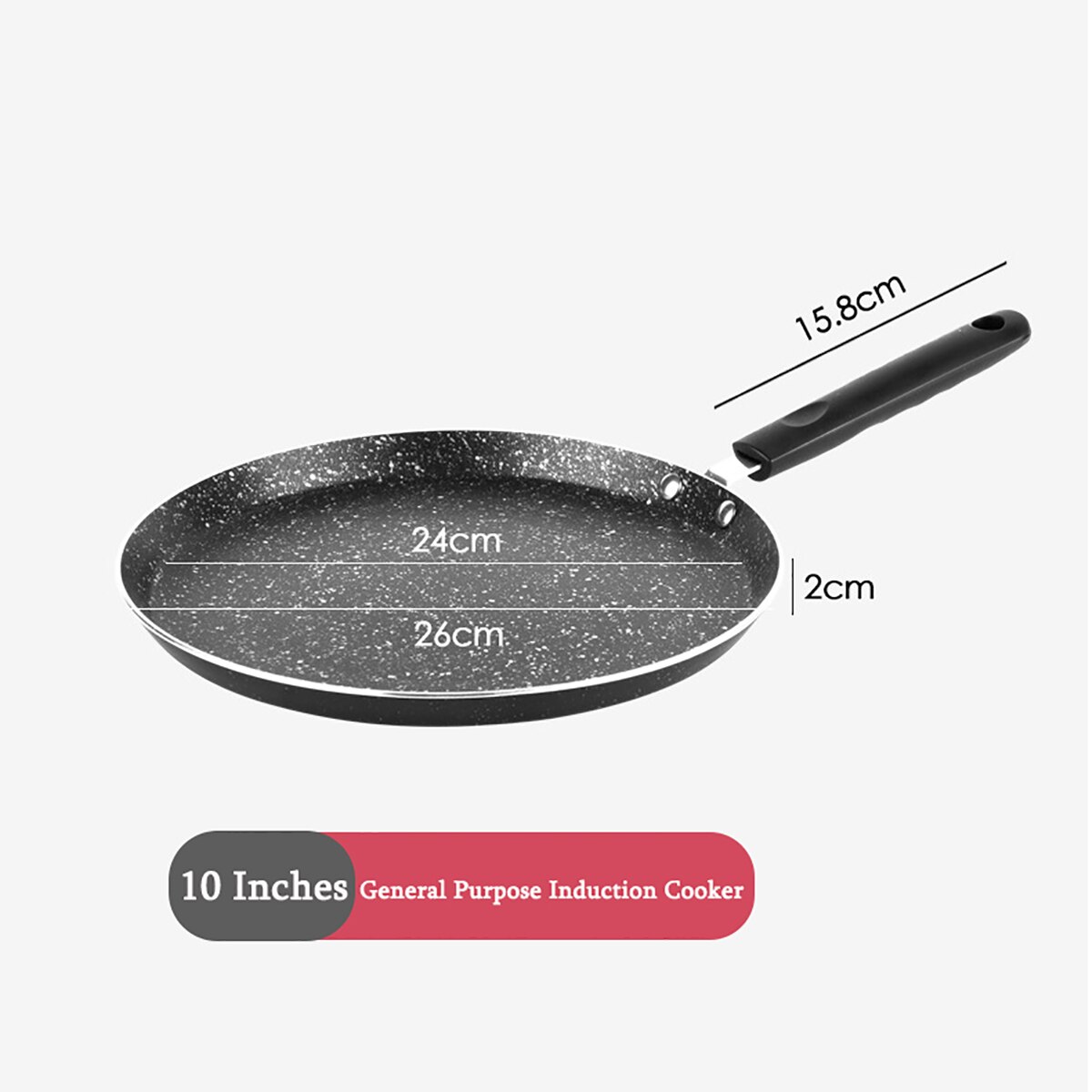 Newest 10 Inch Aluminum Non-stick Frying Pan Maifan Stone Pan Nonstick Skillet Safe Ceramic Frying Pan For Induction Gas Oven