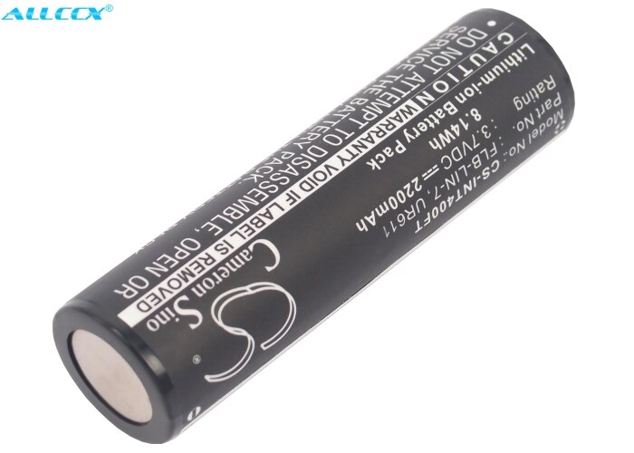Cameron Sino 2200mAh Battery FLB-LIN-7, UR611 for Inova T4, T4 Lights, UR611