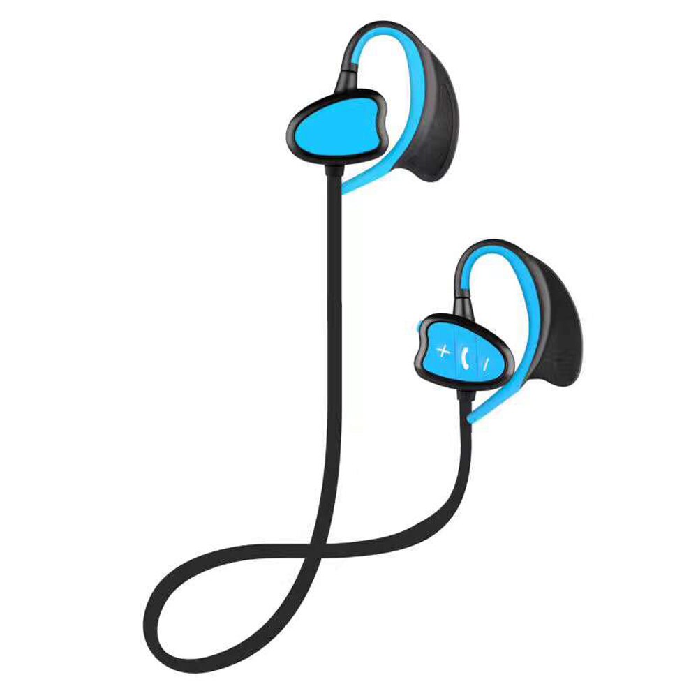 LAE-802 IPX8 Waterdichte Bluetooth Oortelefoon Mvo Draadloze Stereo Bass Headset Met Microfoon Sport Running Handsfree Hoofdtelefoon