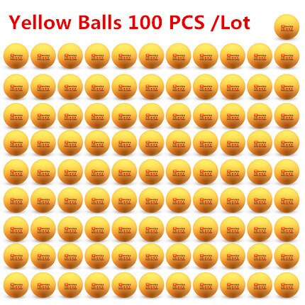 Whizz Pingpong Bal 3 Sterren Concurrentie Training Ballen Materialen Hoge Elasticiteit Ping-Pong Ballen: yellow balls 100PCS