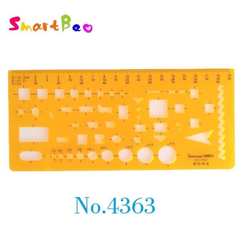 Building Drawing Template Small Architectural Drafting Templates Ruler No.4363: Default Title