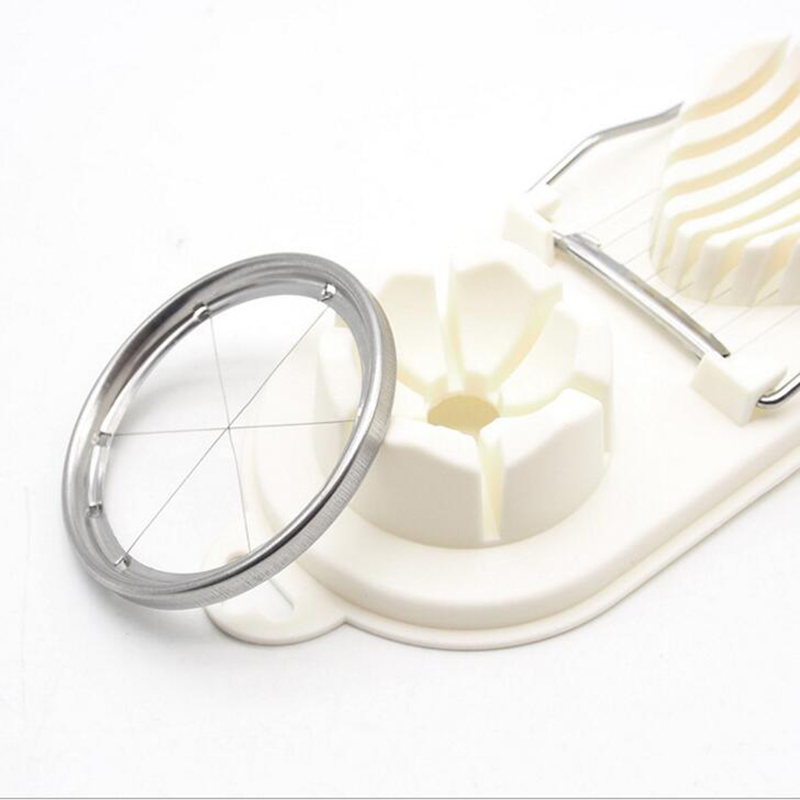 Eiersnijder - Roestvrij Staal - Fruit & Groente Snijder - Twee-in-één Slicer