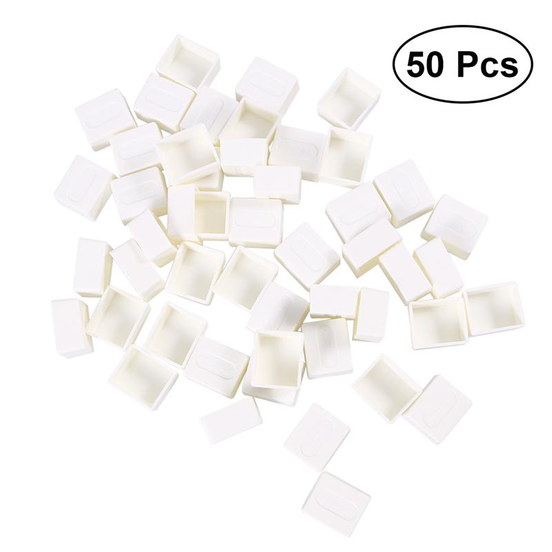 50 stk akvarel maling pan plast tom akvarel halv pander til maling