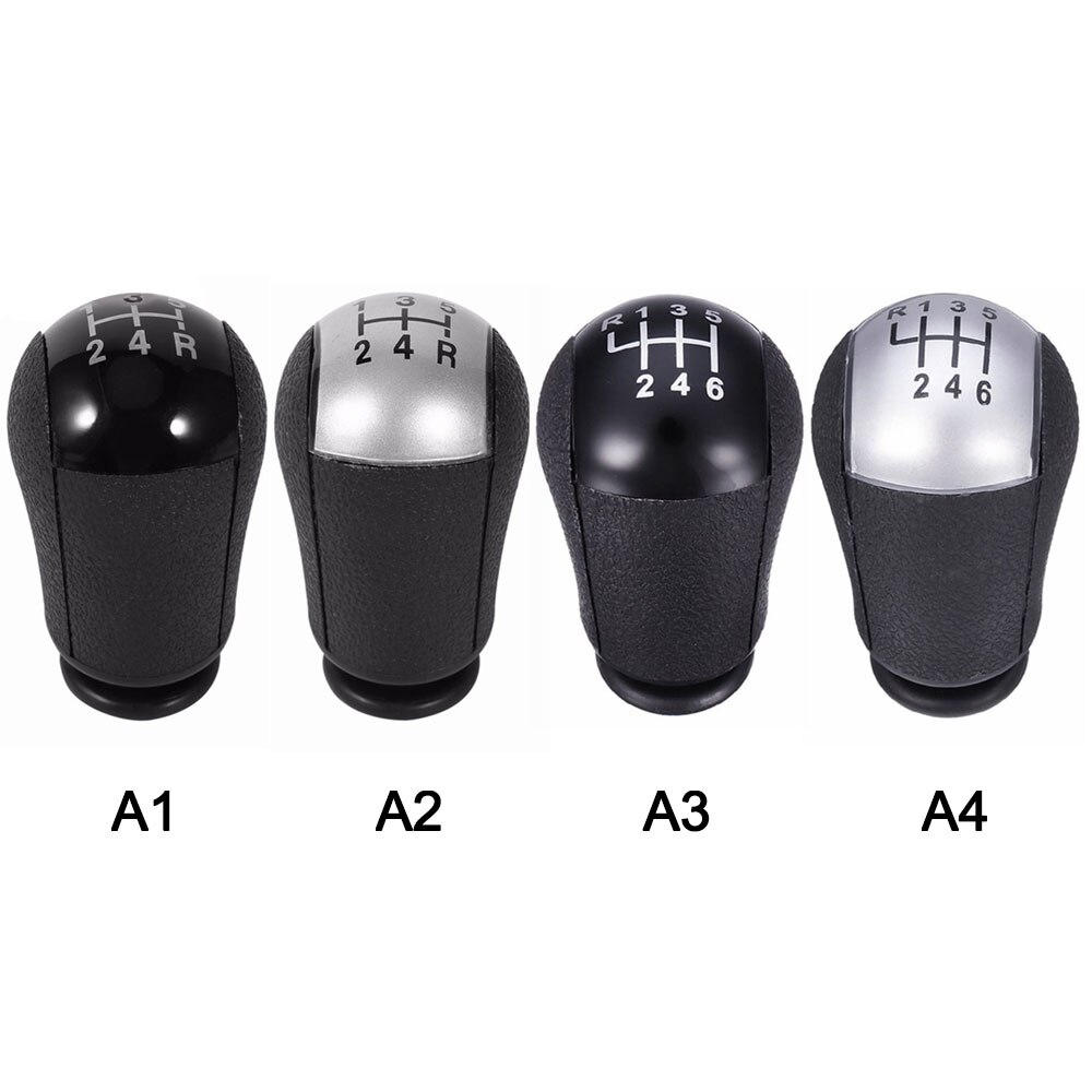 Pomo de palanca de cambios de plástico MT ABS de 5 velocidades para Ford Focus Mondeo MK3 S-MAX C-MAX Mustang Galaxy MK6 Transit