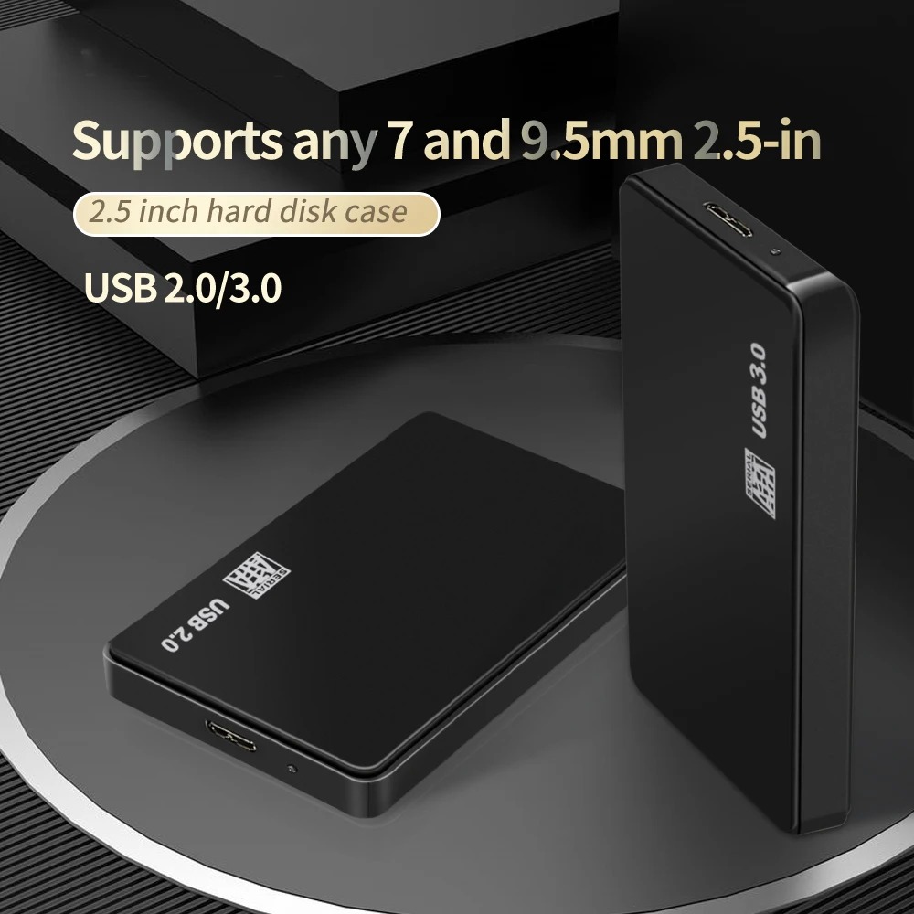 Obudowa na Dysk Zewnętrzny 2.5" USB 3.0 SATA HDD SSD - 5Gbps