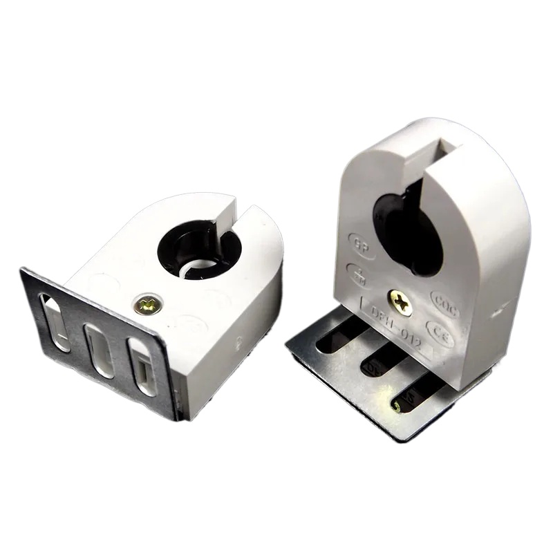 Tubo LED T8 G13, soporte para lámpara fluorescente, Base fija, soporte 10 Uds