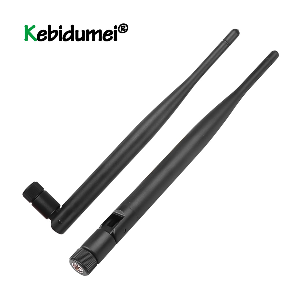 Kebidumei 2,4 GHz 5dBi 802.11b/g Luft SMA Männlichen kabellos Router WiFi Antenne Für Mini PCI U. FL IPX zu SMA Männlichen Zopf Kabel