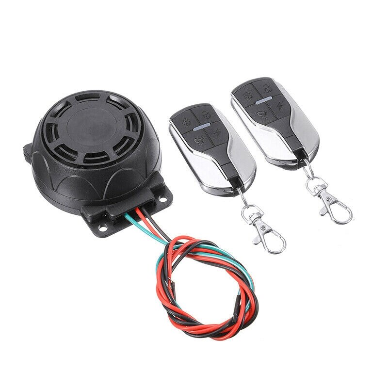 12V Remote Control Universal Motorcycle Anti Theft Security Alarm System Kit