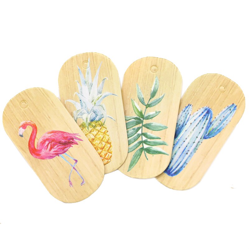 Etiquetas de papel para el Día de San Valentín y bodas, paquete de etiquetas DIY, decoraciones para fiestas, etiquetas colgantes, suministros para envolver , 50 unids/lote