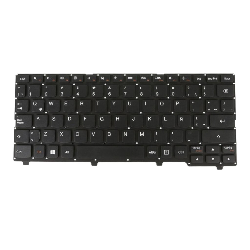 Laptop Keyboard Black Latin Language for Lenovo Ideapad 100S 100S-11IBY Laptop Replacement Keyboards