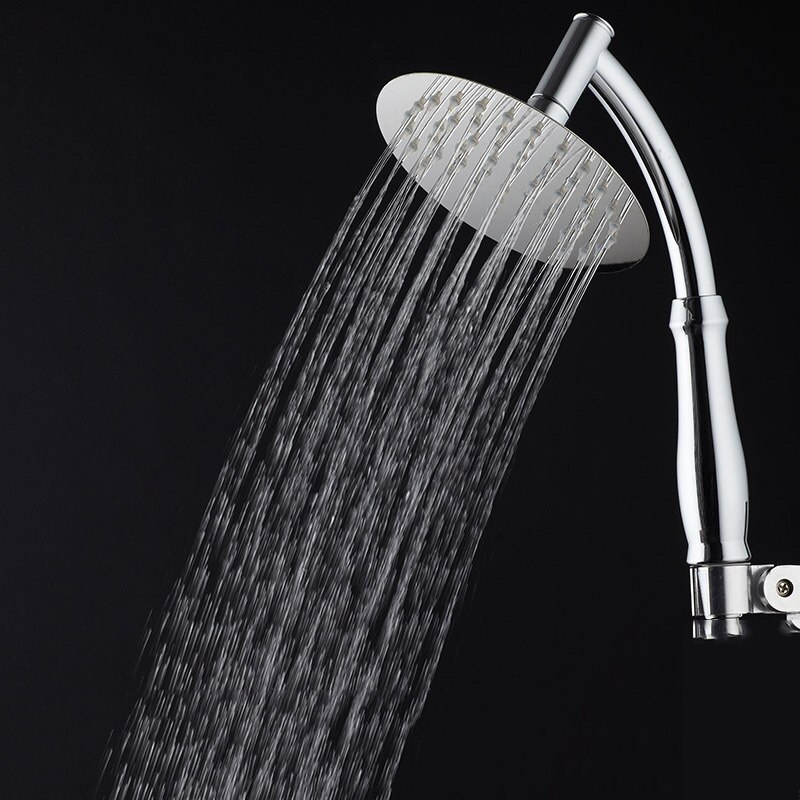 Cabezal de ducha de alta presión para baño, boquilla grande de 6 pulgadas, ducha de pulverización superior de acero inoxidable, ducha de mano para Baño: Style A