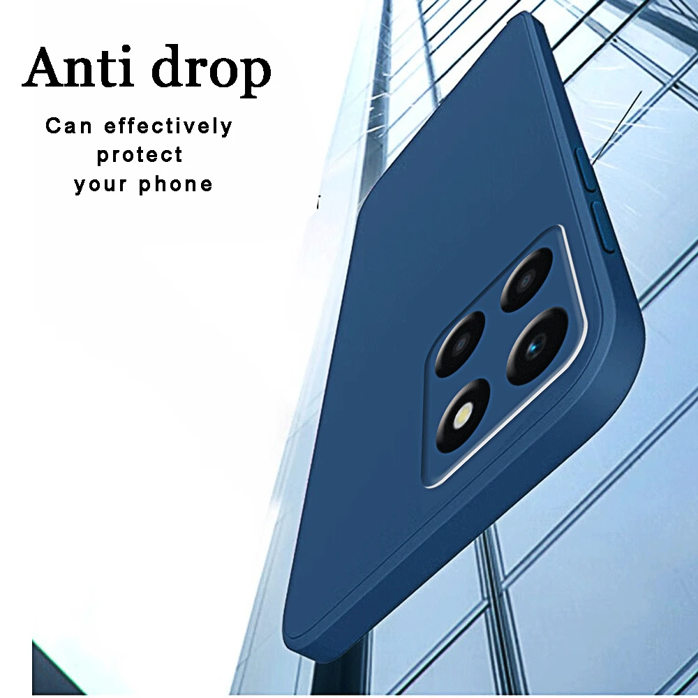 Coque de téléphone en Silicone liquide, étui arrière de protection en TPU pour Huawei Honor X7b X9b X9a X8b X8a X8 5g X7a X8 4g X6a 5g X6s