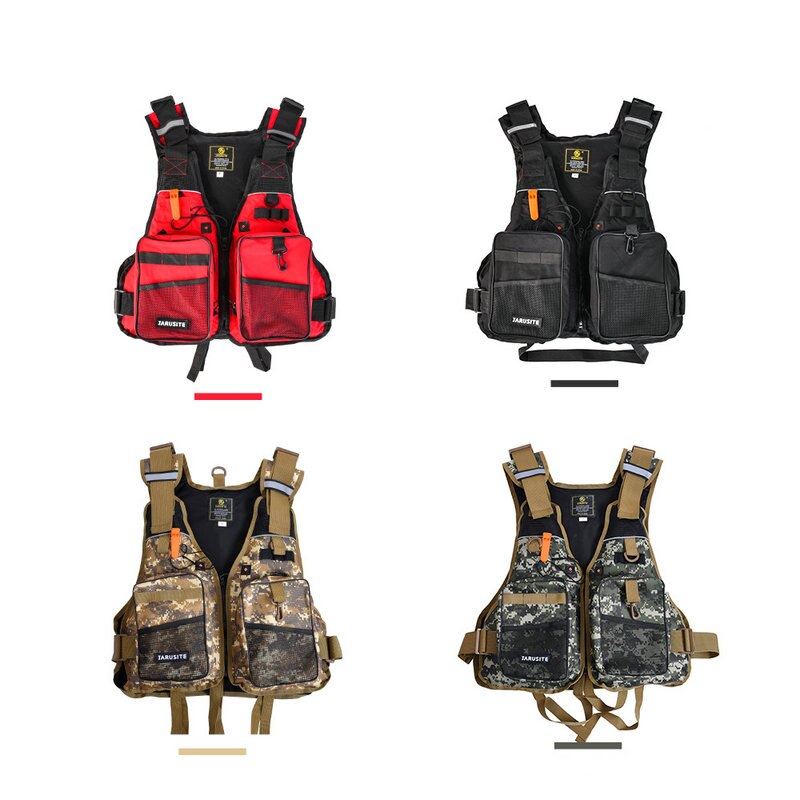 1PC Fly Fishing Vest Multifunction Pockets Mesh Fishing Backpack Fly Fishing Jacket Floatation Floating Vest Fly Fishing Vest