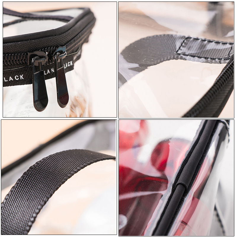 Moda transparente saco de cosméticos viagem pvc pequeno saco de toalete para as mulheres zíper maquiagem organizador mini bolsa de maquiagem holográfica