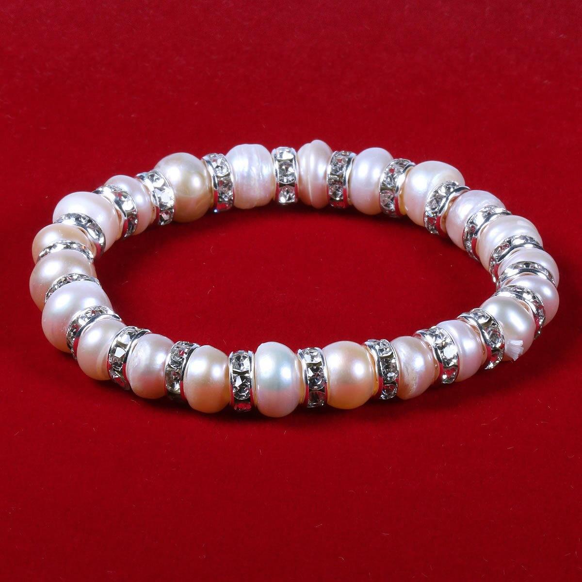 Natuurlijke Parels Armbanden Voor Vrouwen Zoetwater Parel Armbanden Met Handgemaakte Bloem Fijne Sieraden