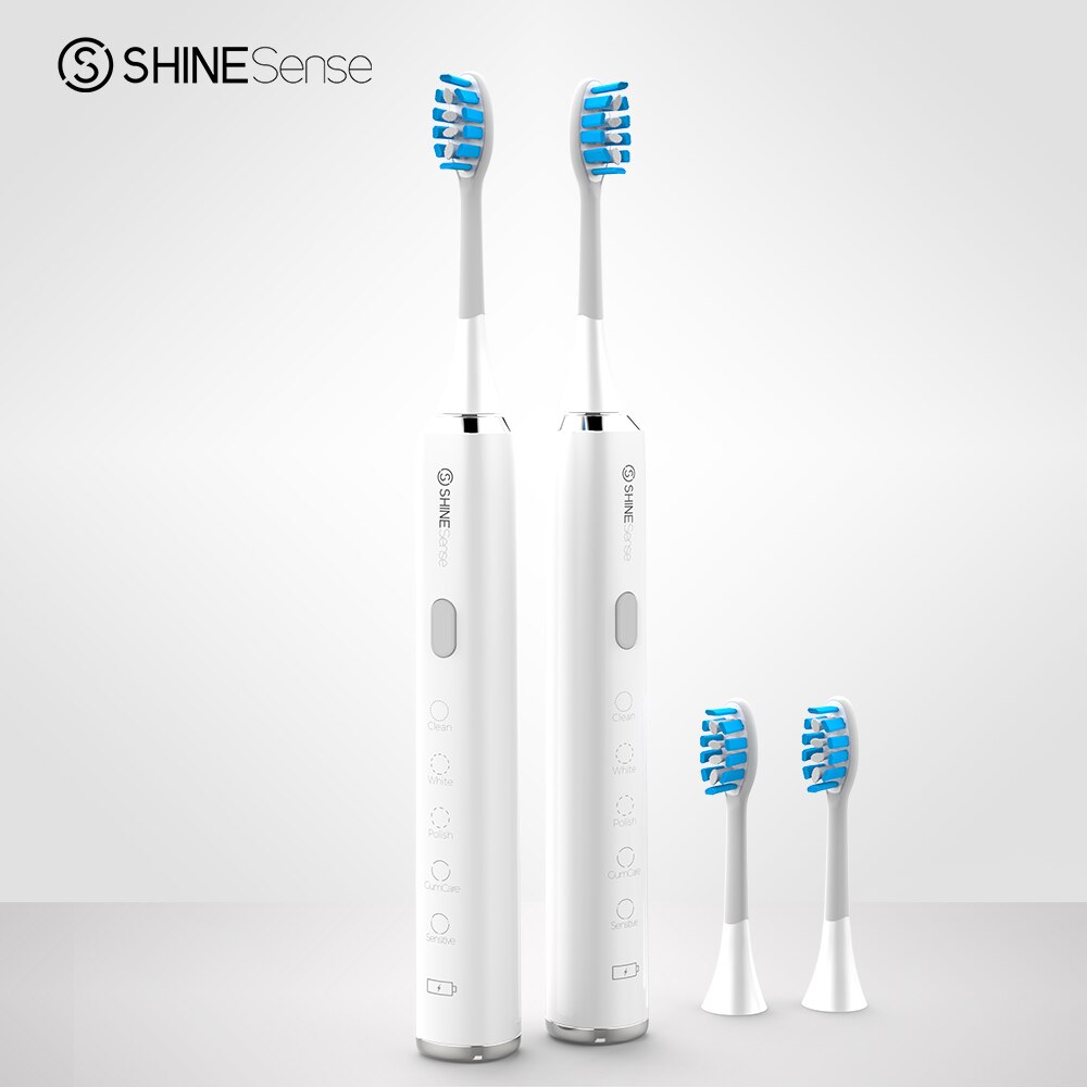 ShineSense Sonic Toothbrush Replacement Brush Heads for STB-100&amp;200