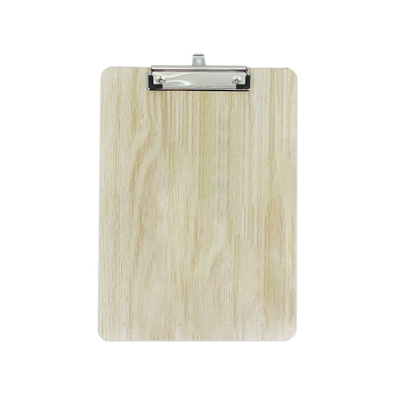 Presse-papiers portatif en bois A4 A5, porte-documents, papeterie de bureau: A4-Wood color