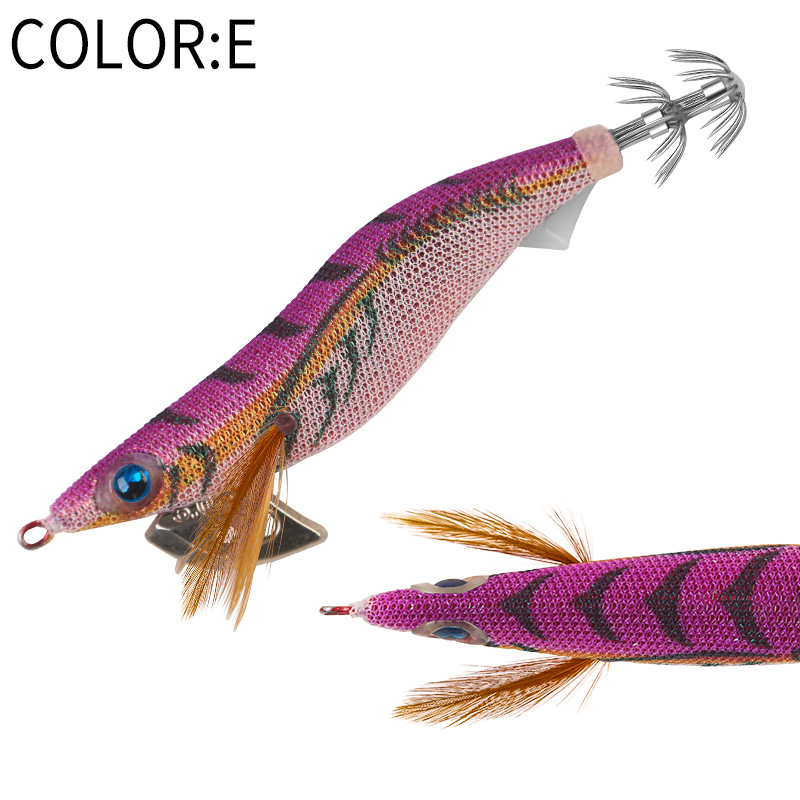 Isca de lula SQUID KING 3.0 # Lula gancho madeira camarão iscas gabaritos choco isca simulação realista silicone polvo isca