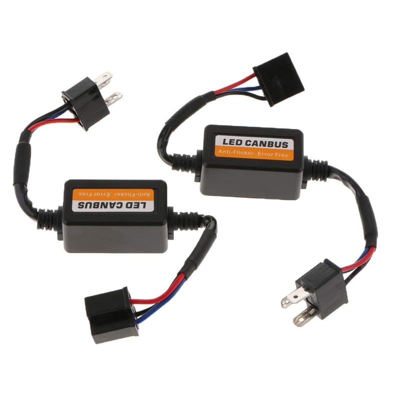 AICARKAS H7 H4 H11 HB3 HB4 9007 H3 H1 Car Led Headlight Fog Lamps Error Free Load Resistor Canbus Decoders Wire Harness Adapter