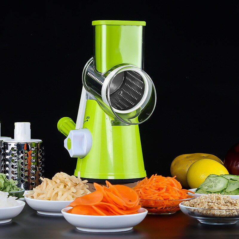 Grater Function Multi-Function Rotary Grater 3 In 1 Drum Cutter Sl... – Grandado