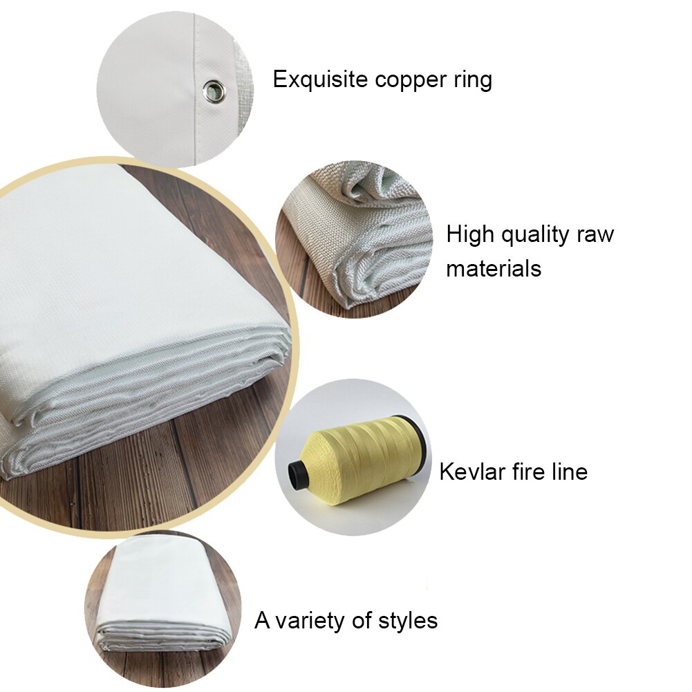 Fireproof Blanket Multi Function Fire Retardant Blanket for Home Office