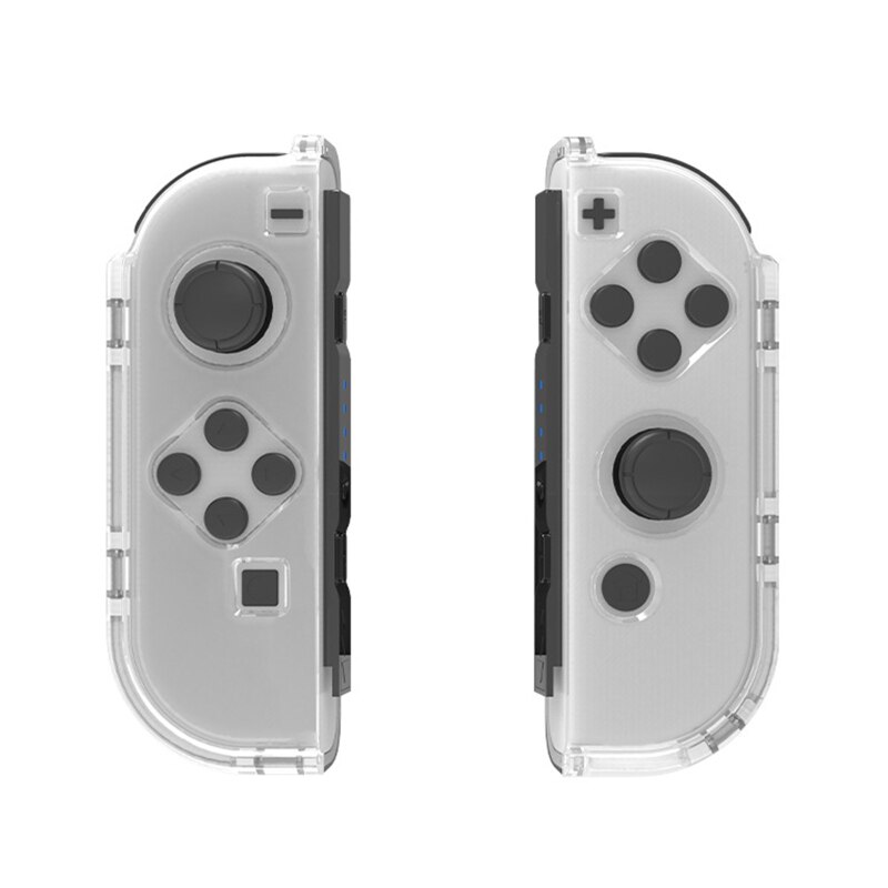 Teilt Griff fallen Für Schalter OLED transparent Hardshell PC Gamepad Schutzhülle Anti Scrach Griff Hülse Schutz
