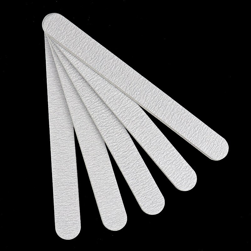 Wakefulness 5 stuks schuurpapier nagelvijl limoen 100/180 schuurbufferblokken set grijze nagelvijlen voor uv-gellak manicure tool: 05 5 stuks