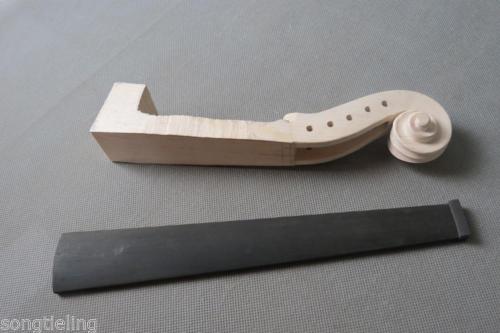 5- strängad violinhals och greppbräda ,5- strängad fiol del  #6398