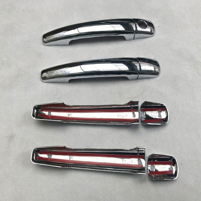 Garniture de poignée de porte en plastique chromé, accessoires pour citroën C3 MK2