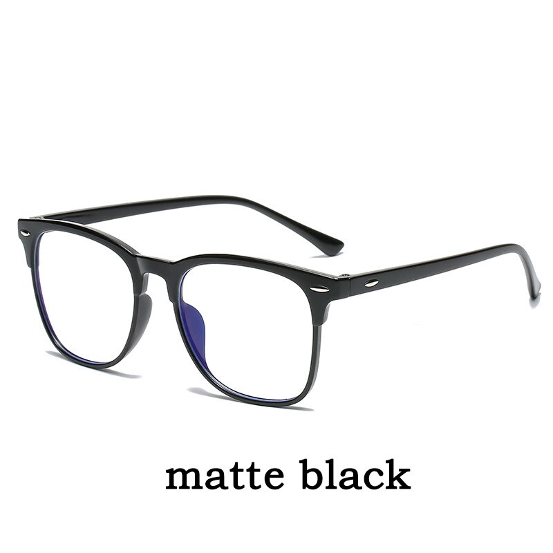 Transparent Computer Glasses Frame Women Men Anti Blue Light square Eyewear Blocking Glasses Optical Spectacle Eyeglass: 6