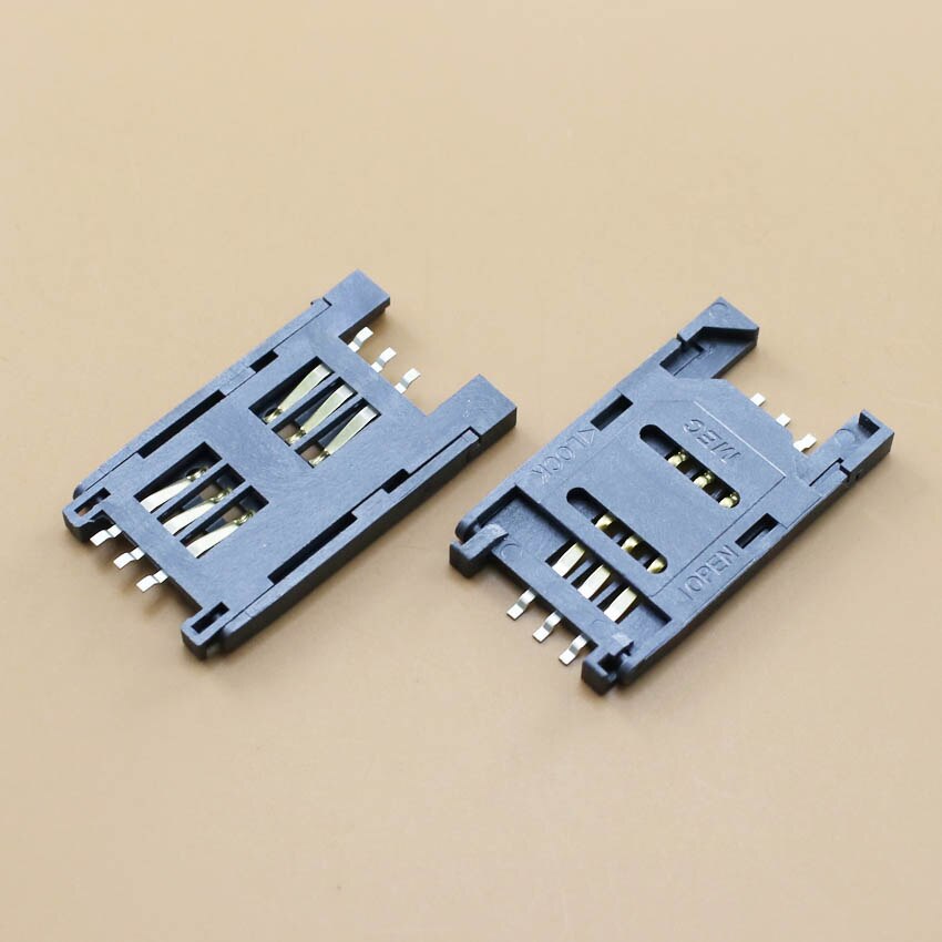 YuXi SIM Card holder 6P SMT TF Memory Card Socket / Slot / Seats/ Holder for phone