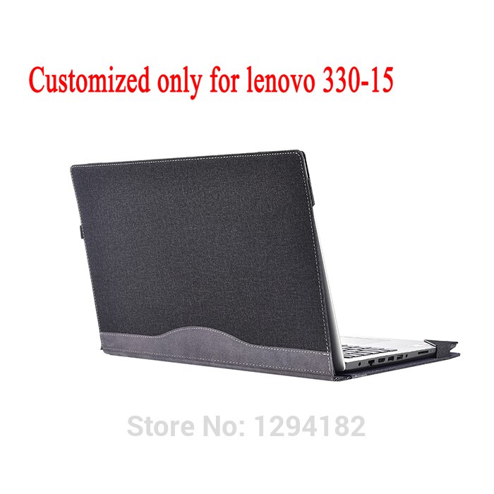 Case For Lenovo Ideapad 330 330-15 15.6 330-15IKB 15 Laptop Sleeve Detachable Notebook Cover Bag Protective Skin Stylus: black grey