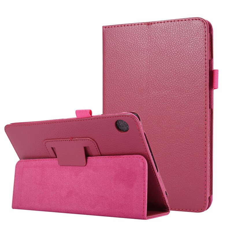 Case Voor Tablet Huawei Matepad Mate Pad T8 T 8 KOB2-L09 Kobe2-L03 Case Voor Huawei Matepad T 8 Tablet cover Etui 8.0 Inch: Rose Red