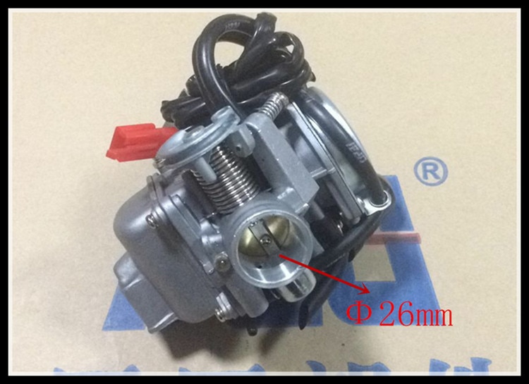 26mm sunl 150 karburator 150cc gy6 carb 4 takts kinesisk scooter knallert 157