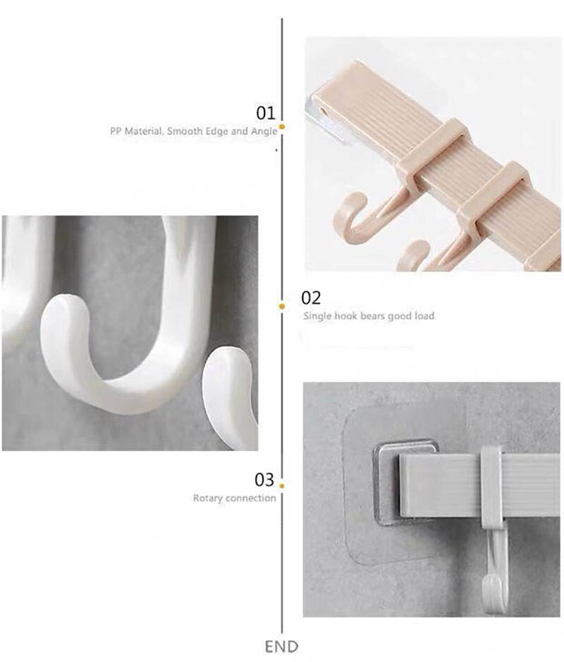 Crochet mural auto-adhésif, porte-manteau mural, porte-clé pour vêtements, petite porte de chambre à coucher, support décoratif