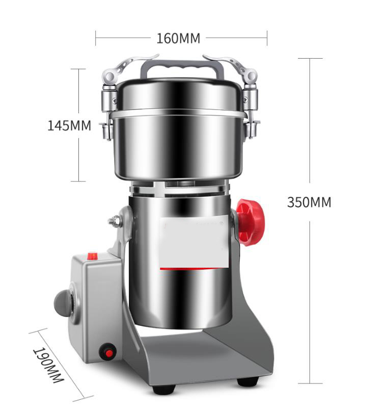 800g Grains Spices Hebals Cereals Coffee Dry Food Grinder Mill Grinding Machine gristmill home medicine flour powder crusher