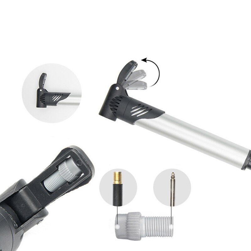 Fahrrad Luftpumpe Fahrrad Reifen Inflator Mini Tragbaren Hochfeste Ultraleicht Fahrrad Zubehör MTB Rennrad Radfahren Pumpe