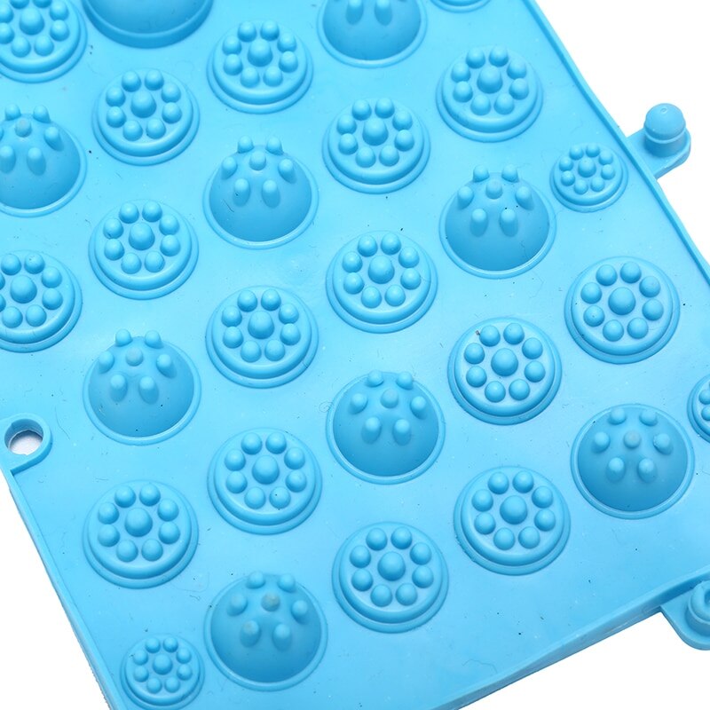 Aacar 1 Pc Reflexologie Voetmassage Pad Teen Druk Plaat Mat Bloedsomloop Shiatsu Mat Willekeurige Kleur