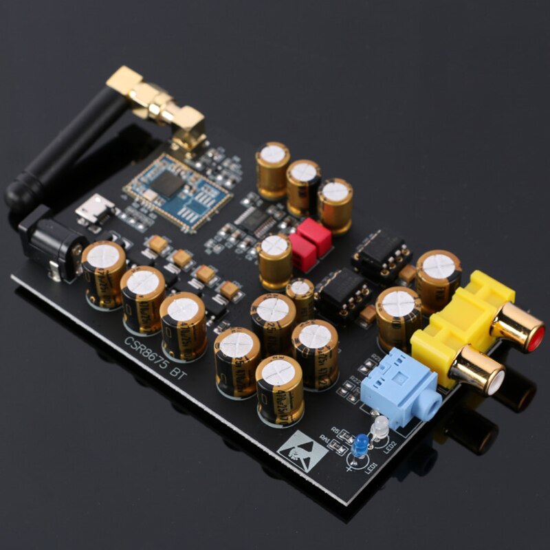 CSR8675 + PCM5102A Bluetooth 5.0 aptx HD 24fragment bezprzewodowy odbiornik I2S płyta dekodera DAC wsparcie 24fragment z anteną C4-011