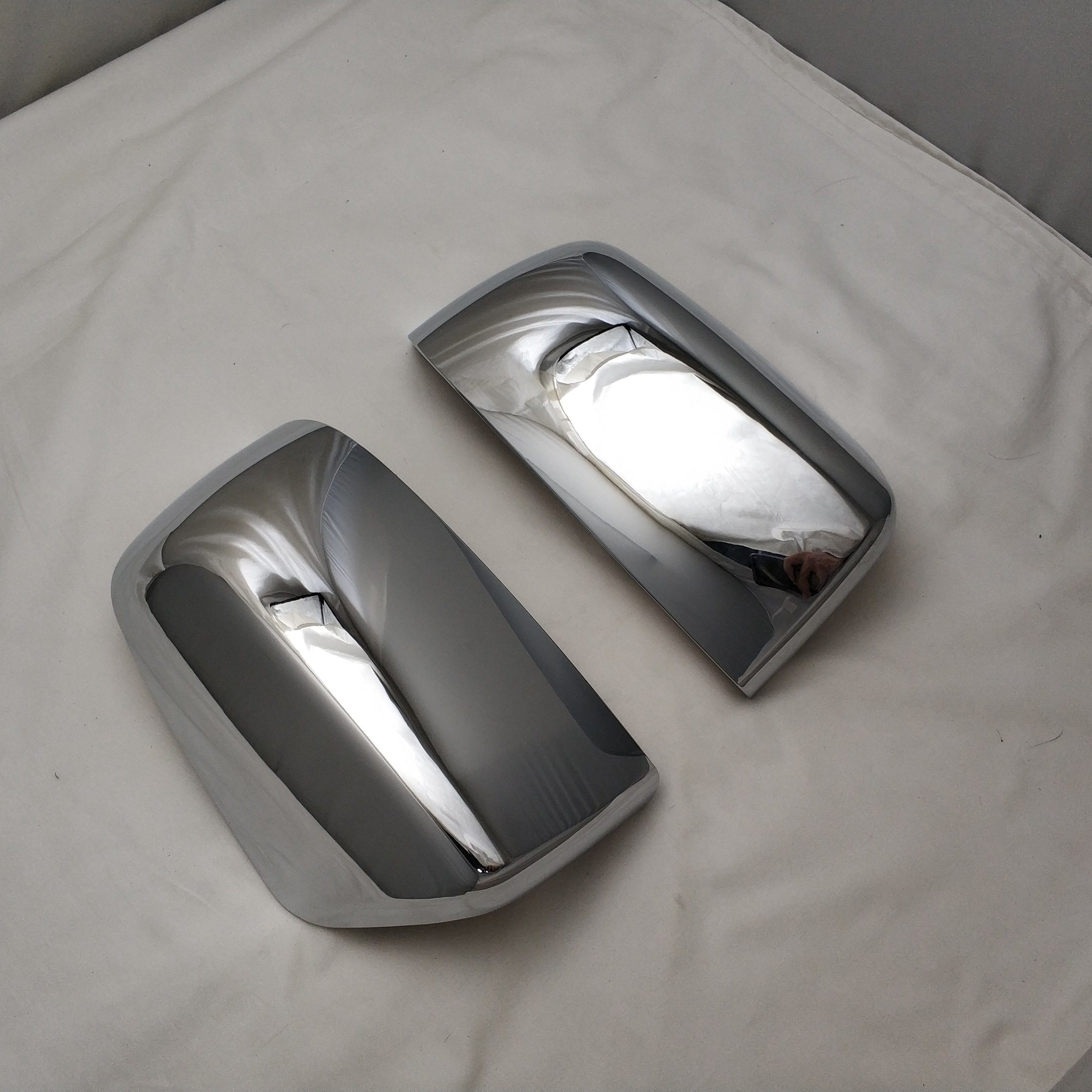 Hög abs krom tillbehör dörr backspegel kåpor bil exteriör montering för isuzu dmax