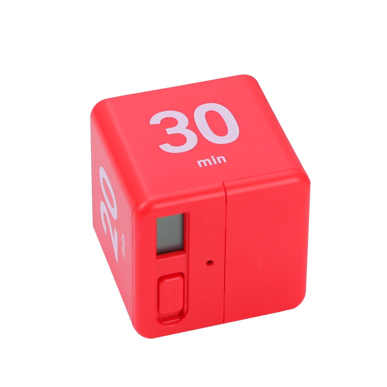 Preset Timer Practical Portable Time Management Tool For Study Kitchen Cooking Office Rollover Pause Countdown Cube Timer