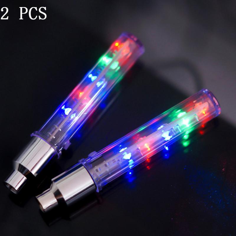Fiets Licht 5 Led Multicolor Band Ventiel Cap Spaken Led Licht Fiets Accessoires Fiets Lanterna Voor Fietsen: Default Title