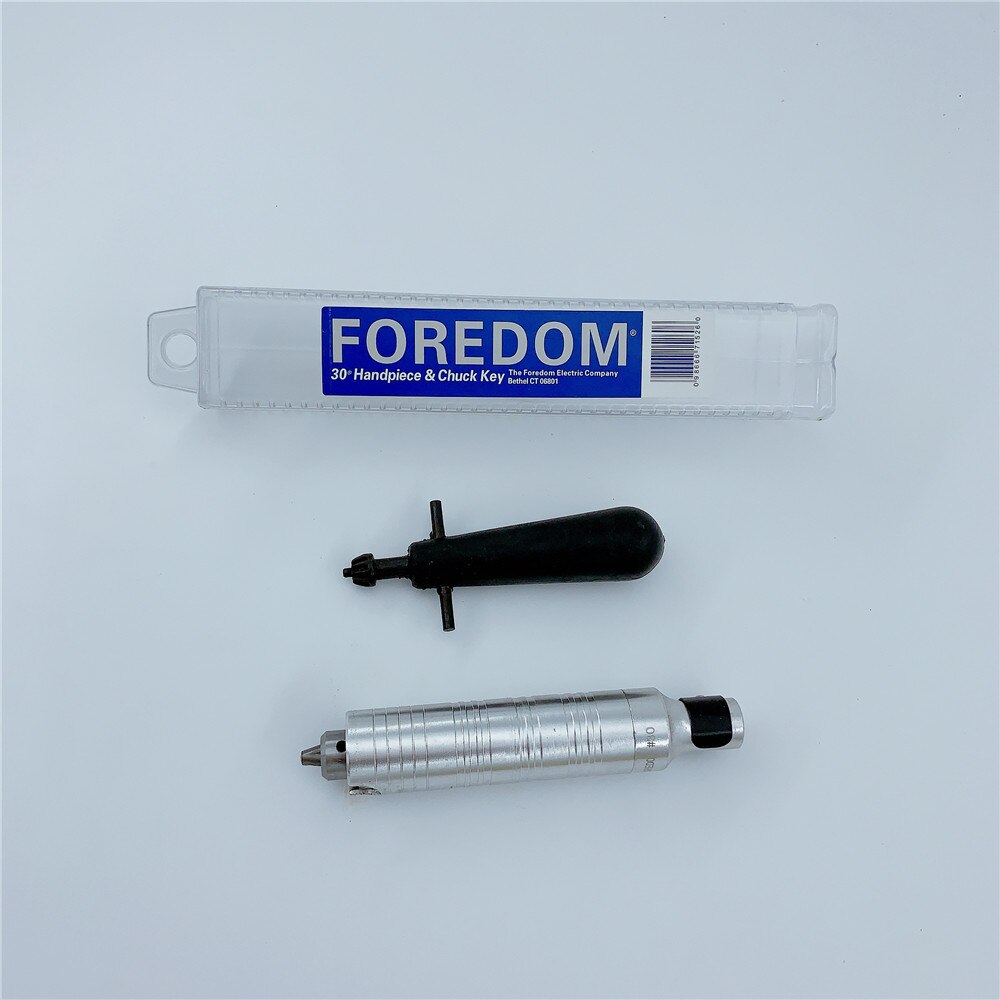 Quick Change Handpiece Flex Shaft Machine Tools wiIth Chuck Key 0-6mm Drill Bit Foredom Holder Hand Piece: 4mm foredom 30