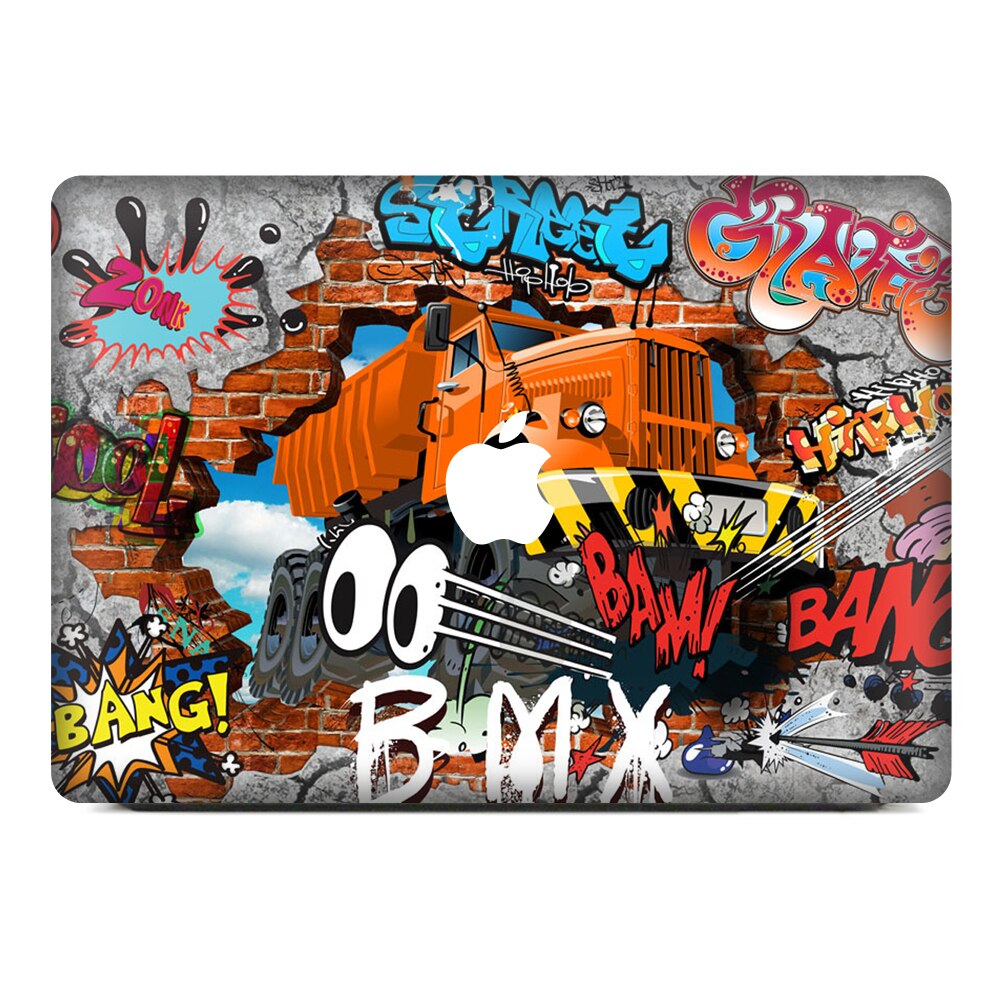 Graffiti rock store øjne! laptop mærkat klistermærke skin til macbook air pro retina 11 " 13 " 15 " vinyl mac cover krop fuld cover skin