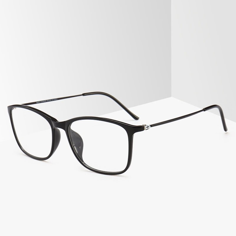 BCLEAR TR90 Silmälasikehys Miehet tai Naiset Ultralight Unisex Neliö Yksivärinen Lasi Silmälasit Kehys