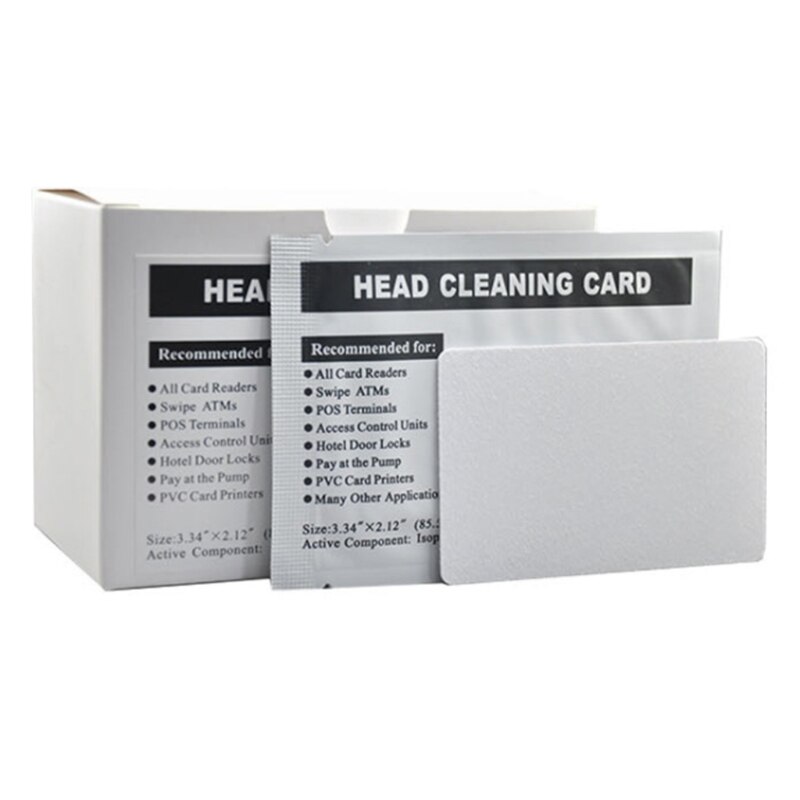 50 Stck Kartenleser Reinigung Karten ATM Reinigung Karte Magnetische Streifen Reinigung Karte: Ursprünglich Titel