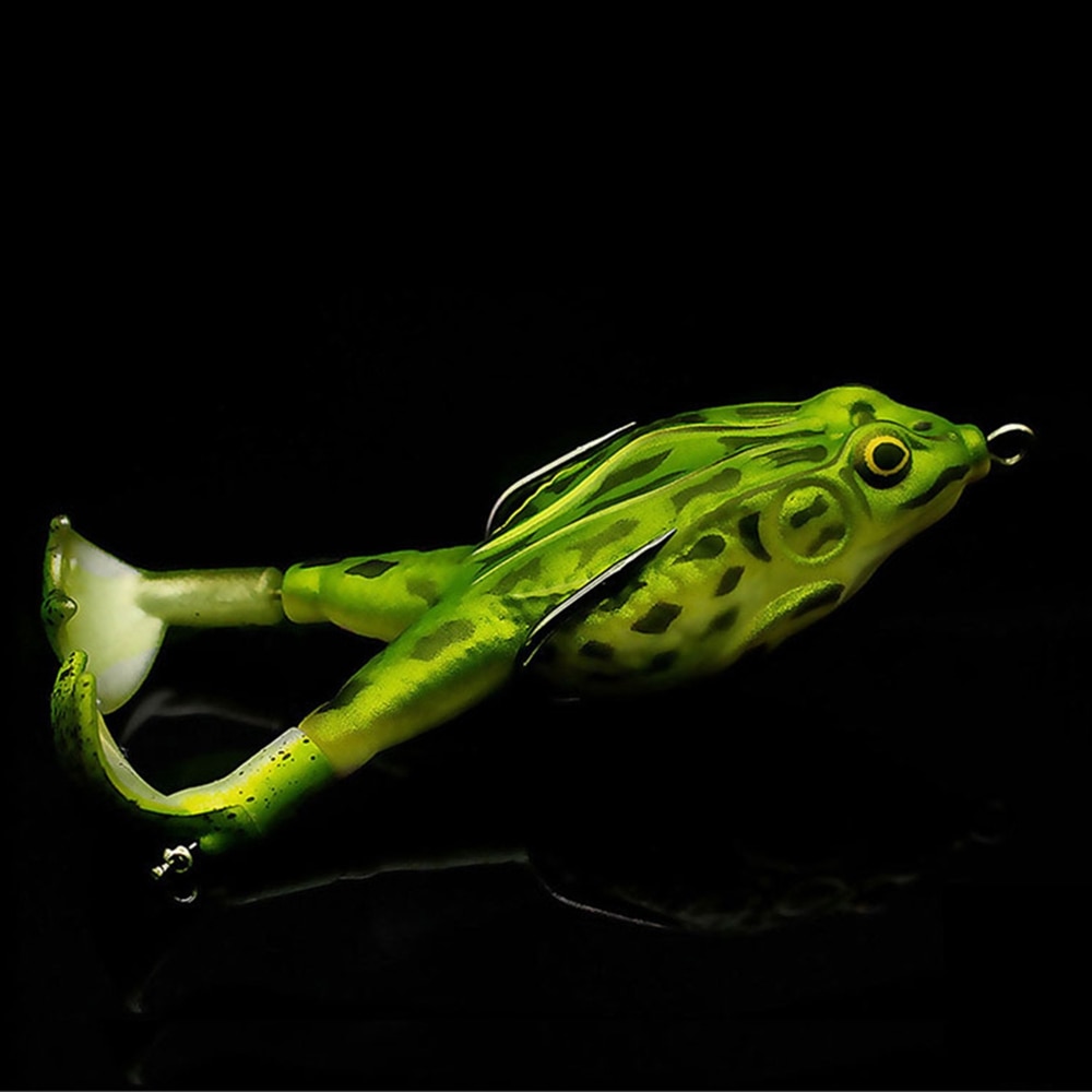 Doppel Propeller Frosch Weichen Köder Shad Weiche Locken Jigging Fischerei Locken Köder Prop Topwater Wels Silikon Künstliche Wobbler 9cm