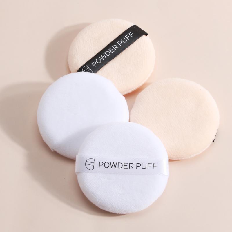 5Pcs Round Shape Puff Facial Face Body Powder Foundation Puff Soft Cosmetic Puff Makeup Sponge Cosmetic Puff TSLM2