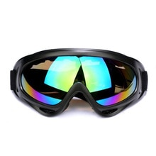Outdoor skibril motor snowboard sport anti wind stof motorbril abs kunststof reflecterende lens: Kleur