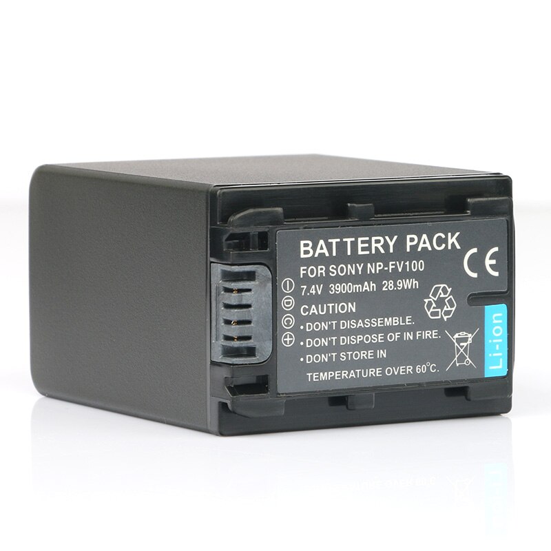 LANFULANG 2 unids/lote NP-FV100 NP FV100 cámara Digital baterías para Sony FDR-AX700 FDR-AX60 FDR-AX45 HDR-CX680 HDR-CX170 HDR-CX300